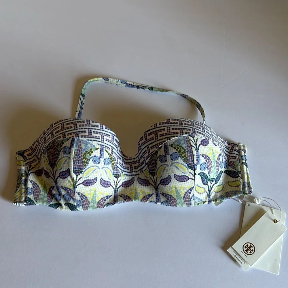 Tory Burch Provence Pompeii Mosaic underwire bandeau